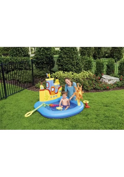 Kzl-bw52211 Havuz Fıskıyelı Korsan 140x130cm 6 Çok Renkli