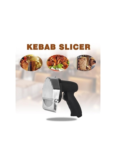 Döner Kesme Makinası Elektirikli+Yedek Tavuk Döner Kesme Bıçağı+F