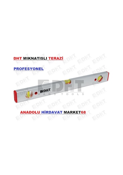 Dht 80Cm Mıknatıslı Terazi Hassas Su Terazisi Alüminyum