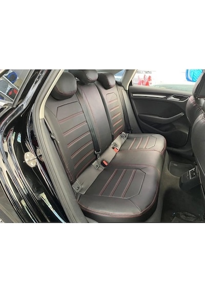 Audi A3 Araca Özel Deri Oto Koltuk Kılıf (500515401)