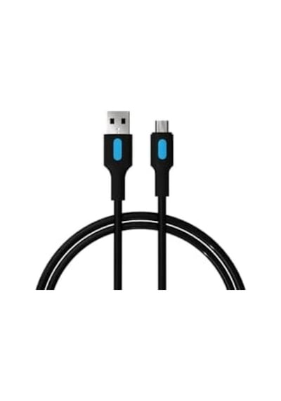 Coral Micro Usb Hızlı Şarj Kablosu Siyah + Mavi/siyah Uç 150 Cm
