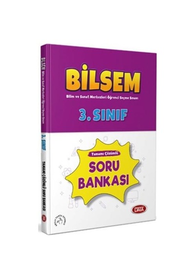 Data Yayınları Bilsem 3. Sınıf Tamamı Çözümlü Soru Bankası