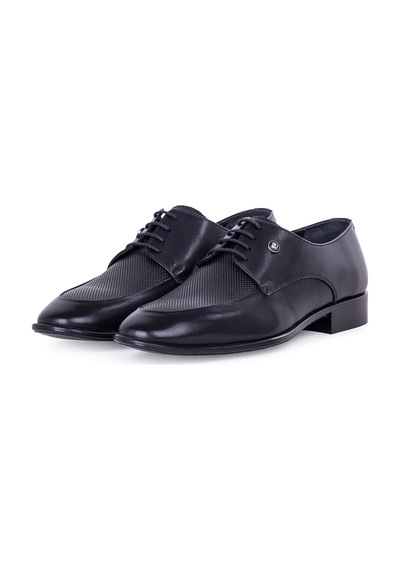 Pierre Cardin 241329 Erkek Hakiki Deri Klasik Ayakkabı Siyah