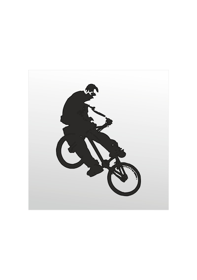 Folyo Sticker Bisiklet 60cm Uzunluk Siyah