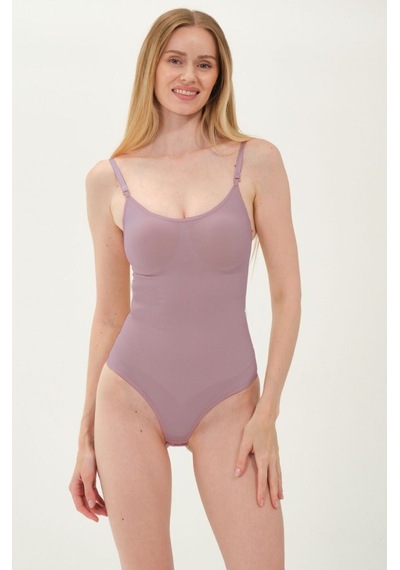 Mistirik Mimola Model 3 Bölge Etkili Örmekumaş Yapılı String Body Gül Kurusu Renk042 Gül Kurusu