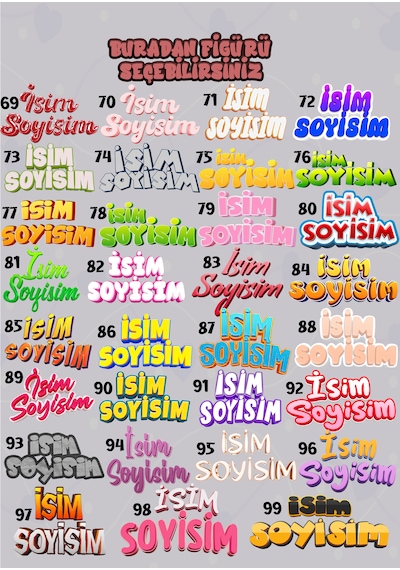 Okul Etiketi Kalem Defter Etiketi İsme Özel Etiket Set16
