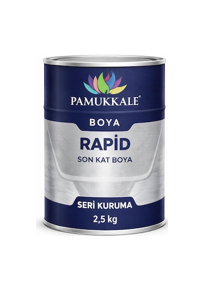 Pamukkale 1402 Rapid Endüstriyel Boya 60-70 Gloss 2.5 Kg Ral 7004 Sinyal Grisi