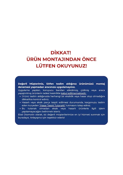 Ebal Otomotiv VW Crafter Krom Ön Panjur 6 prç. P.Çelik 2012-2016 ARASI