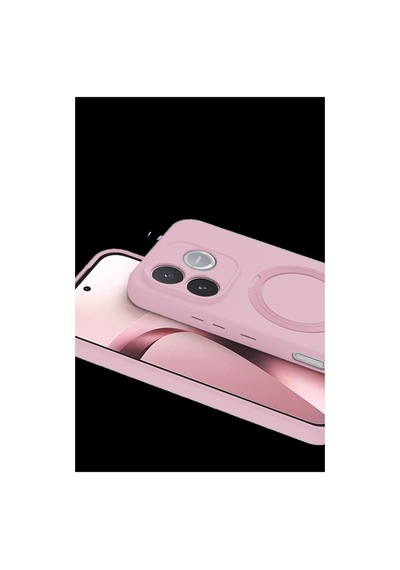 Huawei Honor 600 Lite Regal Magsafe Standlı Kapak - Açık Pembe İtdark57801