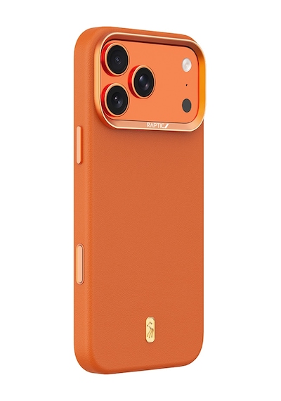 İphone 17 Pro Uyumlu Kılıf M-safe Şarj Özellikli Raptic Urban Nano Serisi Kapak Turuncu