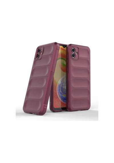 Newface - 474 - Samsung Galaxy Uyumlu A04e Kılıf Optimum Silikon - Csmo-tex - - Bordo