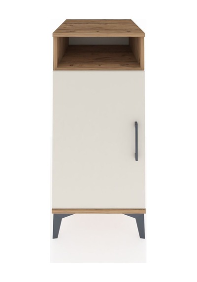 Kronos Komodin 3 Raflı Tek Kapaklı 44x59x96 Çam-aytaşı Atlas Çam