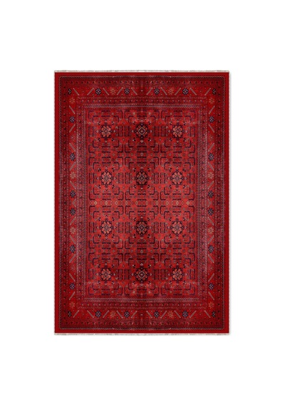 Dekoratif Halı Kaymaz Taban Leke Tutmaz Yıkanabilir Kilim Özel Ölçü Salon Halısı 3009