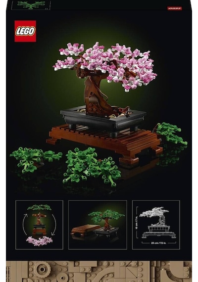LEGO® Botanicals Bonsai Ağacı 10281 – Yetişkinler için Dekoratif Bitki Model Yapım Seti, Sevgililer Günü Hediye Fikri (878 Parça)