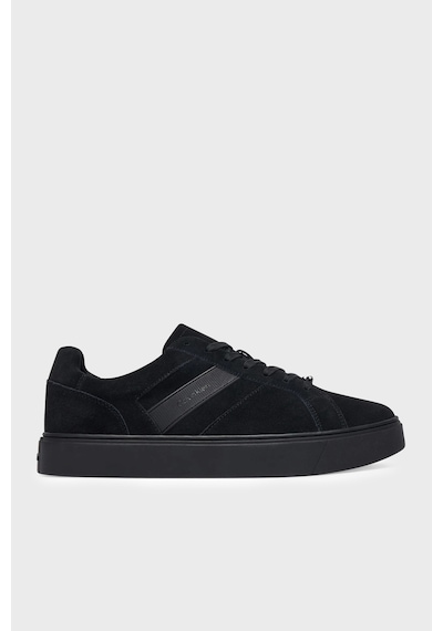 Calvin Klein Süet Logolu Sneaker Ayakkabı Erkek Ayakkabı Hm0hm02200 0gj Siyah