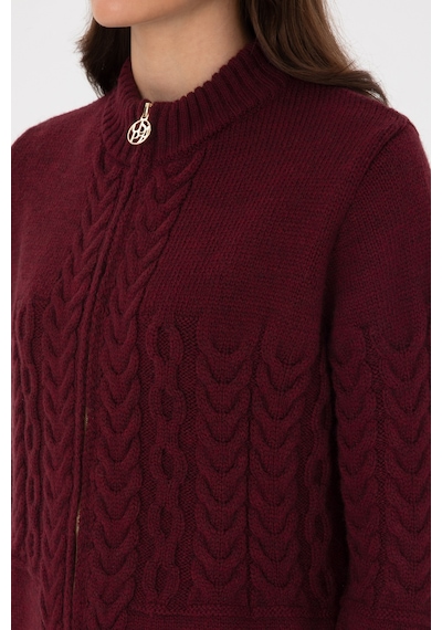 U.S. Polo Assn. U.s. Polo Assn. Kadın Plum Hırka Triko 50314669-vr177 New Plum