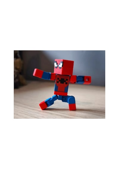 Minecraft Temalı Spider-man Figürü