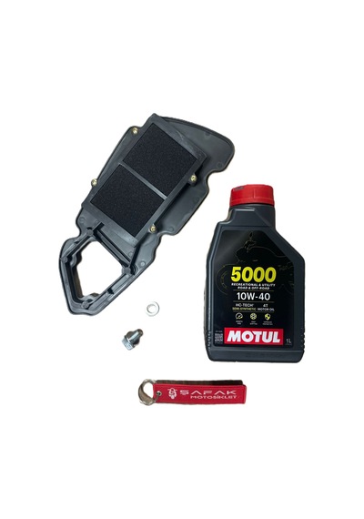 Kanuni Mati 125 Hava Filtresi Motul 5000 Bakım Seti