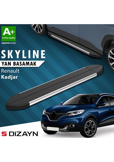 S-dizayn Renault Kadjar Skyline Krom Yan Basamak 173 Cm 2015-2022 A+ Kalite