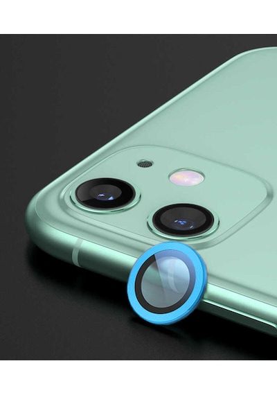 İphone 12 Uyumlu Bto Cl-02 Kamera Frm Koruyucu-mavi Mavi