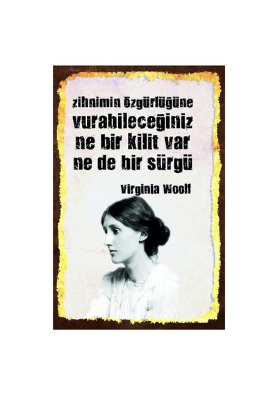 Ayrex Kuşe Kağıt Duvar Posteri Ne Bir Kilit Var Ne De Bir Sürgü Retro Vintage Drtr0023