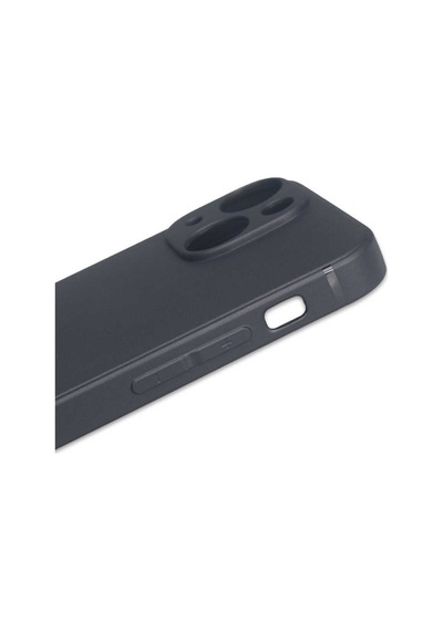 Mobilteam Apple Uyumlu iPhone 13 Mini İmax Silikon-siyah Siyah