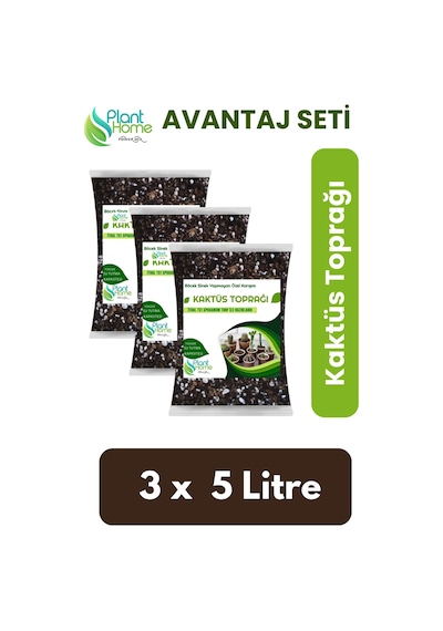 15 Litre Kaktüs Toprağı - Kaktüs Ve Skulent İçin Böcek Sinek Yapmayan Özel Karışım Diğer