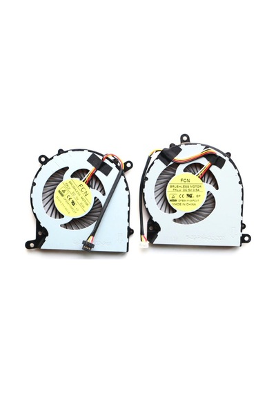 Clevo 6-31-P6502-201 Çift L+R Sağ Sol Cpu Soğutucu Fan