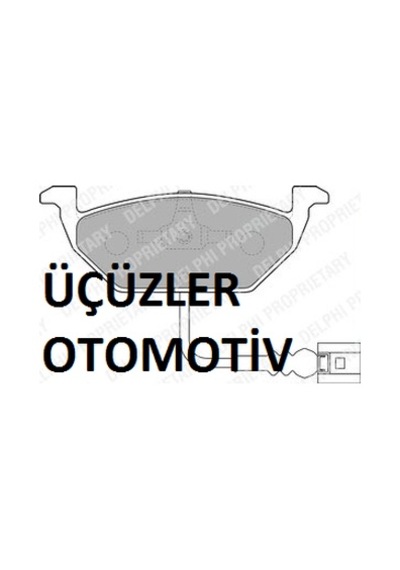 Ön Fren Balatası Golf 4-5-6 Bora Caddy Jetta Polo 1K0698151