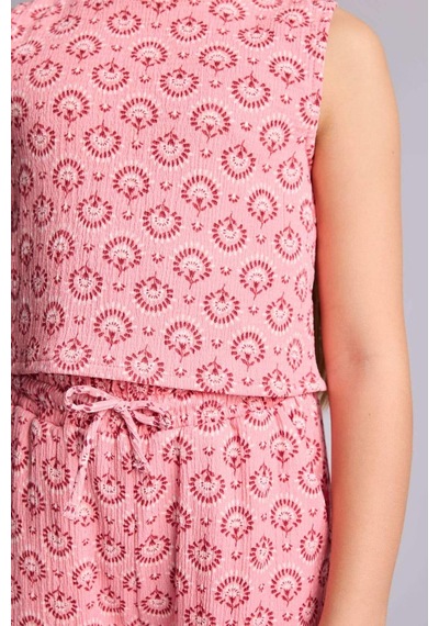 Defacto Krinkıl Kumaş Desenli 2li Takım Kız Çocuk H6574a826smpn205 Pembe-pn205