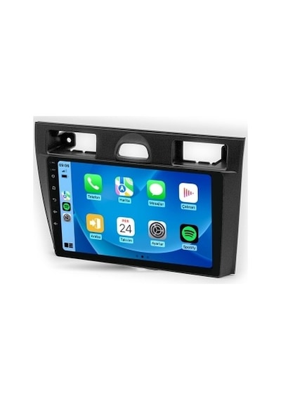 Ford Fiesta 2006-2011 Siyah 6gb Ram 128gb Hafıza 8 Çekirdek Carplay Kamera Android Multimedya 9"