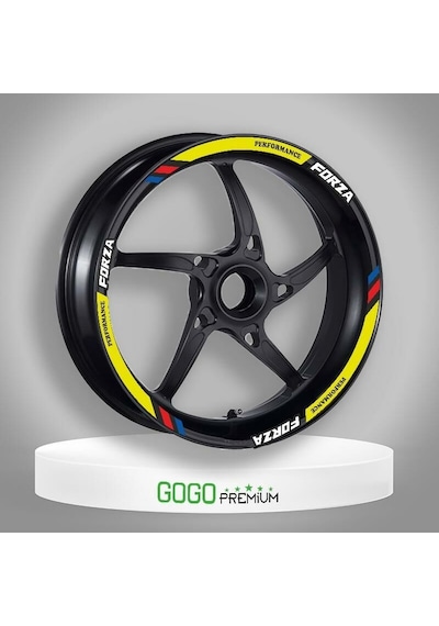 Gogo Jant Şeridi M Power Sarı Honda Forza 250