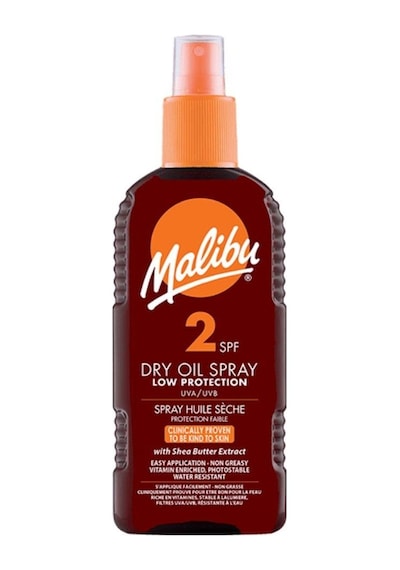 Malibu Güneş Koruyucu Dry Oil Bronzlaştırıcı Sprey SPF2 200ml
