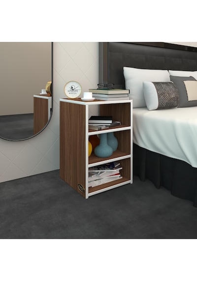 Kenzlife Komodin Panpan Cvz 60 39 39 Komidin Kitaplık Ayakkabılık Beyaz
