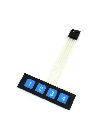 1x4 Membran Tuş Takımı - Keypad