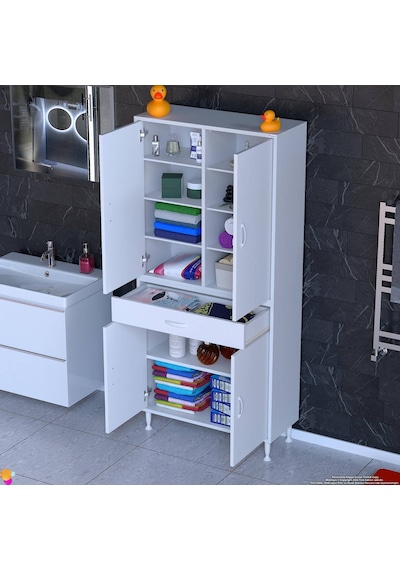 Eliusta Nexa Modüler Dolap 85 Cm Banyo/mutfak Dolabı Extra Kullanım Alanlı 85x173x32,5 Cm Beyaz Dolap Beyaz Eliusta Nexa Modüler Dolap 85 Cm Banyo/mutfak Dolabı Extra Kullanım Alanlı 85x173x32,5 Cm Beyaz Dolap Beyaz