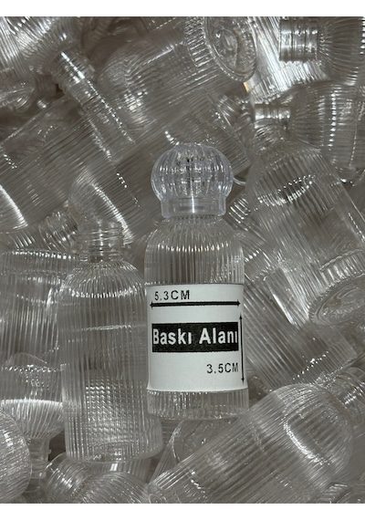 100 Adet 50 Ml Prs24tac Dezenfektan Kolonya Parfüm Hediyelik Nikah Düğün İçin Boş Plastik Şişe
