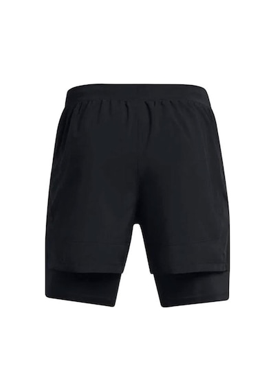 Under Armour Ua Launch 5'' 2-ın-1 Shorts Erkek Şort 1382640-001 Siyah-siyah