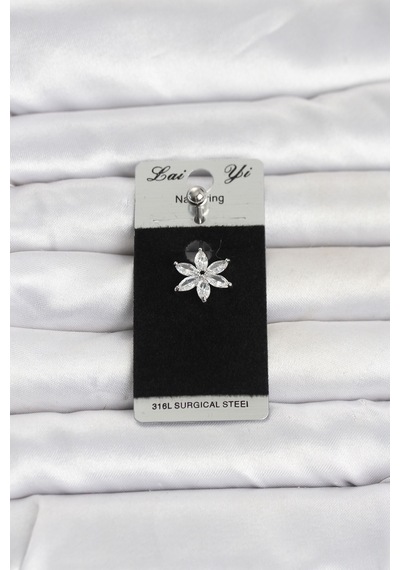 316l Cerrahi Çelik Lotus Model Göbek Piercing Tj-pr1378 Çok Renkli