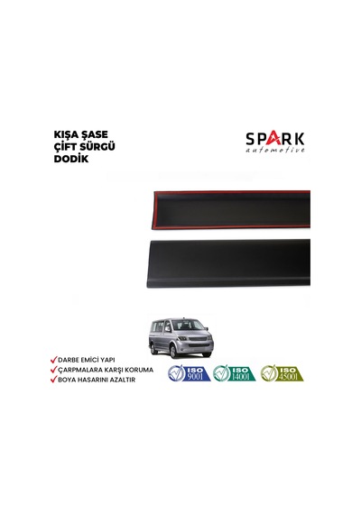 Volkswagen Transporter T5 2009-2014 Yıl Aralığı Uyumlu Kısa Şase Çift Sürgü Dodik Seti 11 Parça