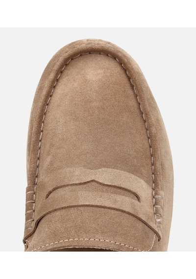 Hotiç Erkek Süet Deri Açık Kahverengi Comfort Loafer