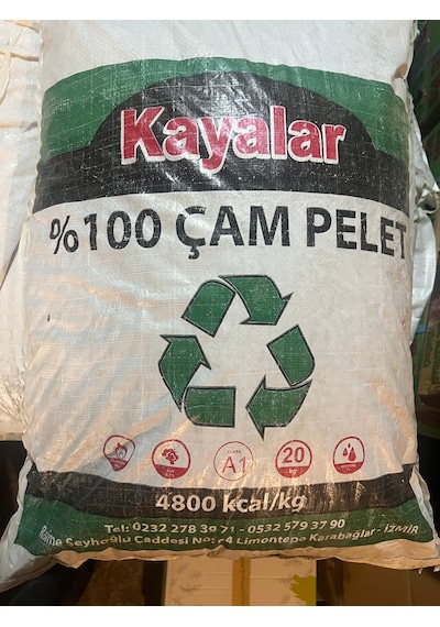 20kg Doğal Çam Peleti Doğal Çam Pelet Yakıtı Kedi Kumu