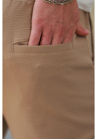 Madmext Camel Regular Fit Erkek Pantolon E6572