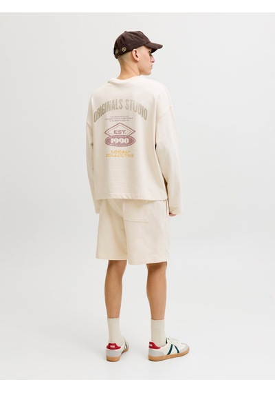 Jack & Jones Karl Norrebro Erkek Krem Şort 12292565-anw