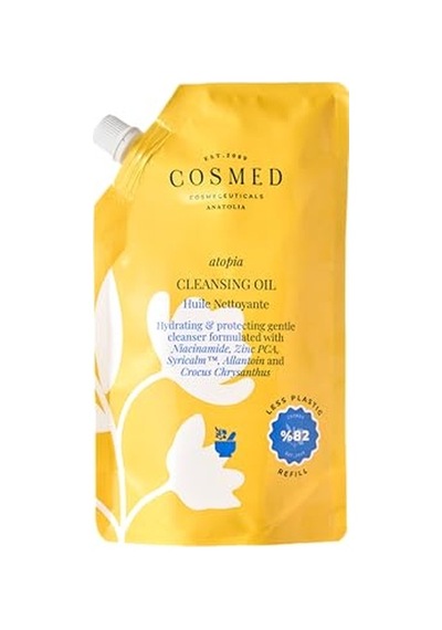 Cosmed Cleansing Oil Refill, Yüz Ve Vücut İçin Yağ Bazlı Temizleyici, 400 Ml