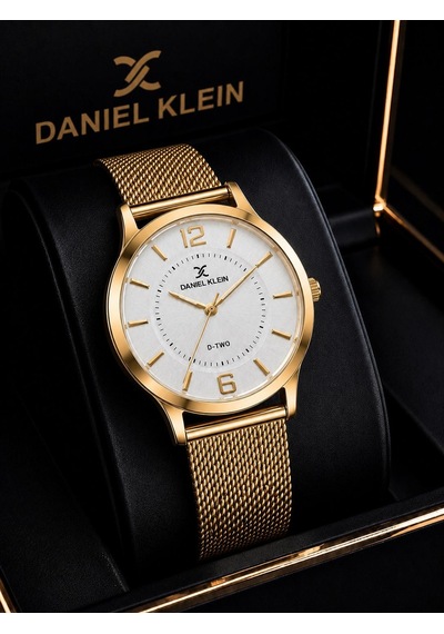Daniel Klein Premium Seri Hasır Kordon 2 Yıl Garantili 3 Atm Suya Dayanıklı Kadın Kol Saati C13306.1 Sarı