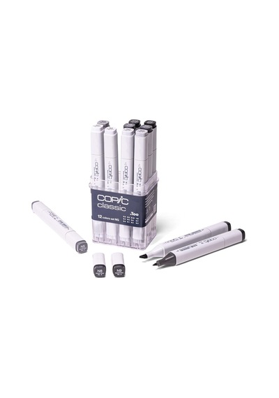 Cz20075152 Classic Ng Marker 12-er Set N0, N1, N2, N3, N4, N5, N6, N7, N8, N9, N10, 110, Gri Diğer