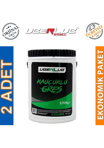 Uberlub Excell Kauçuklu Gres Kalsiyum Sabunlu Gres 2 x 3075 G