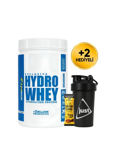 Sporfit Nutrition Hydrowhey Protein Tozu 960 Gr 30 Servis Çikolata + 3 Milyar Probiyotik + Shaker + Protein Kahve Hediyeli çikolata