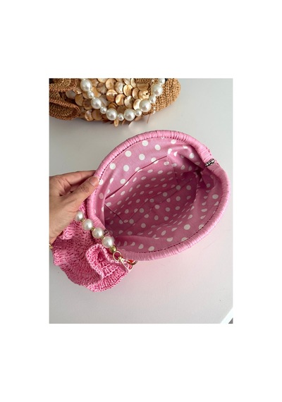 Bolca Emek El Yapımı Pullu Balık Tasarım Kadın Çanta Pembe - 916401767 Pembe - 916401767 Pembe